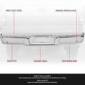 Chrome Rear Bumper Face Bar for Ford F-150 Lincoln Mark LT (2004–2008)