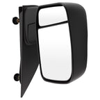 Left Side Mirror Manual Fold for Ford E-150 (2003–2013) Black ABS