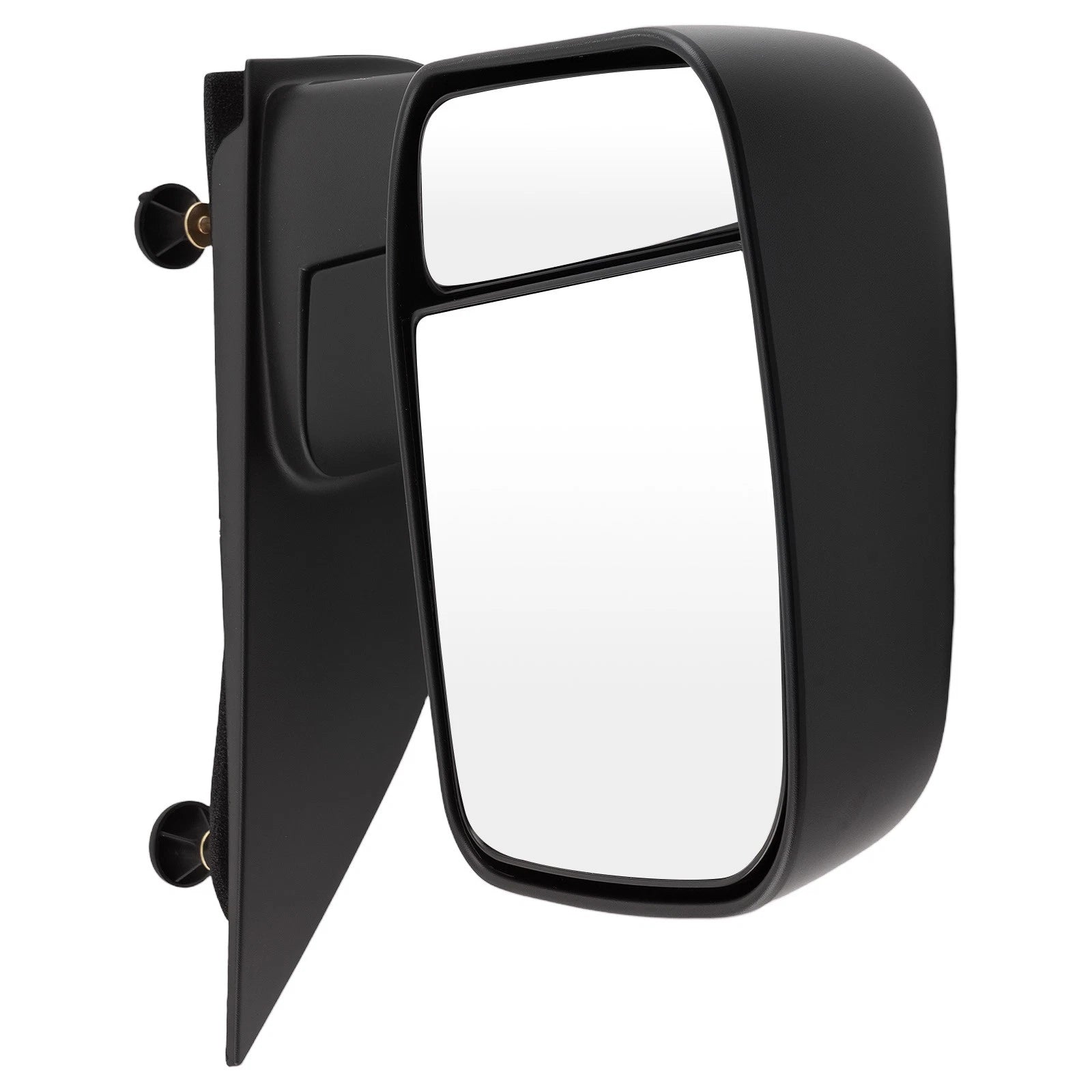 Left Side Mirror Manual Fold for Ford E-150 (2003–2013) Black ABS