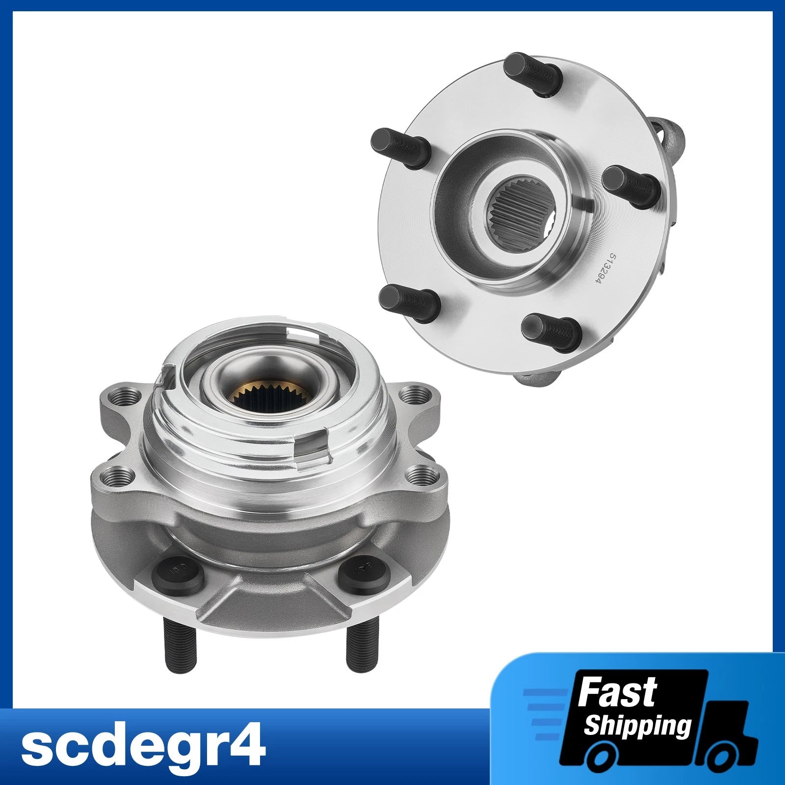 Front Wheel Bearing and Hub for Nissan Altima (2007–2012)