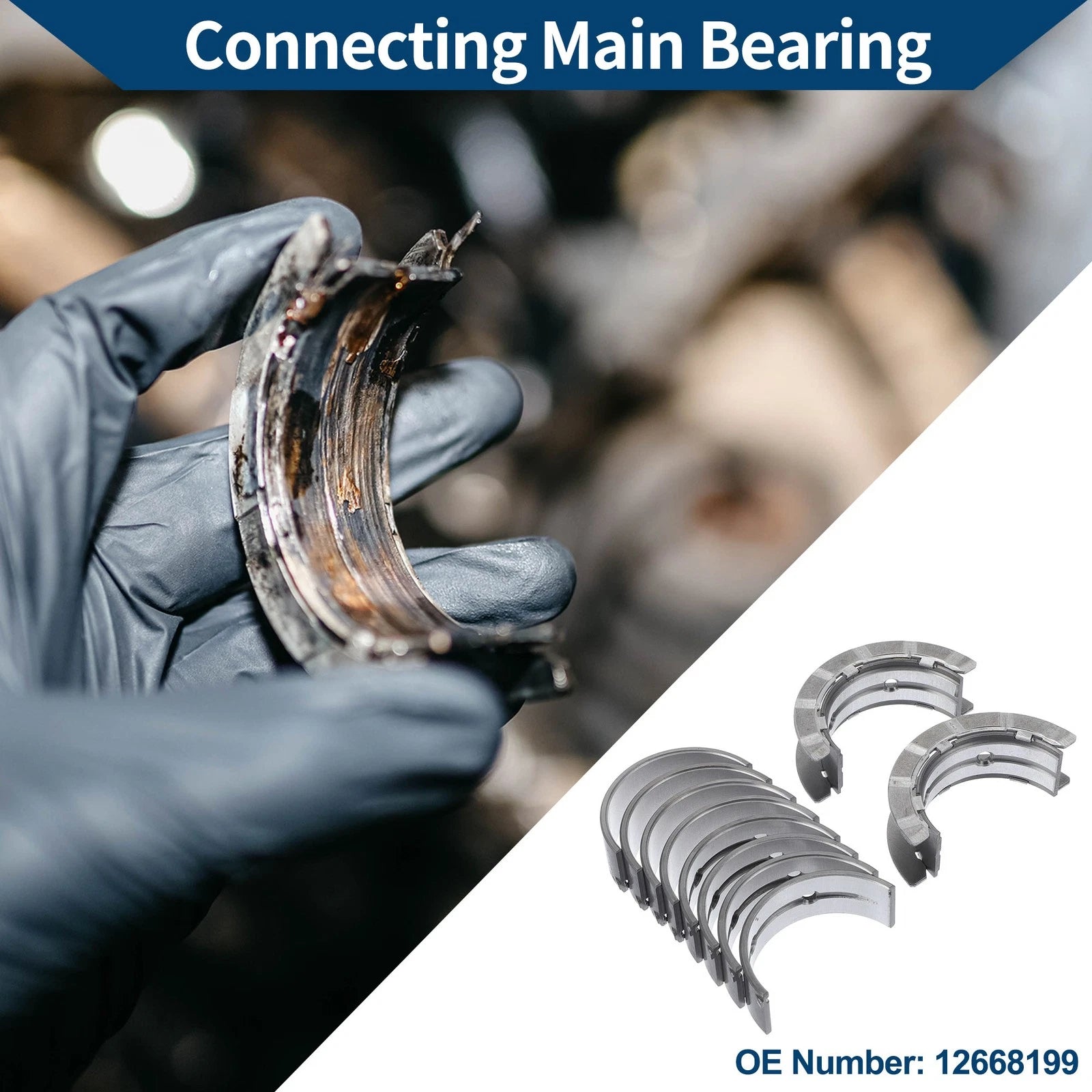 Main Bearing Set No.12668199 for Chevrolet Malibu (2016–2022)