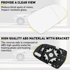 Heated Mirror Glass w/ Backing for Audi A5 (2010–2017) LH RH