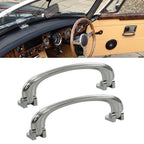 Interior Door Pull Handle / Pair / Chrome for Classic Car