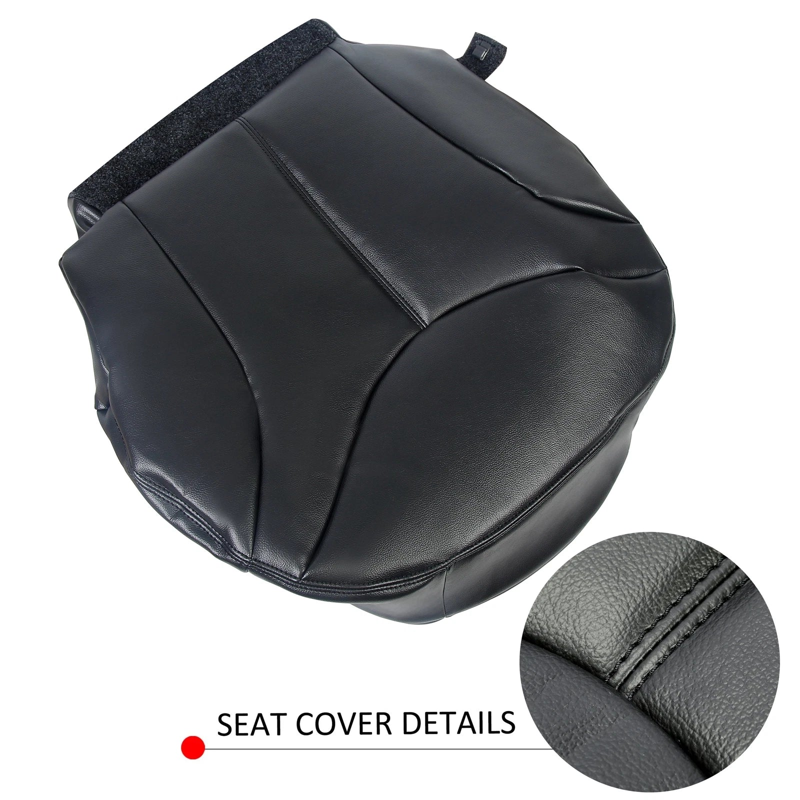 Driver Bottom Replacement Car Seat Cover for GMC Yukon XL (1999–2002) Black