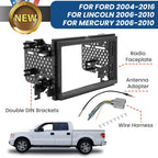 Double Din Dash Kit with Harness for Ford F250/F350/F450/F550 (2005–2016)