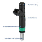 8pcs Fuel Injector for BMW 750i 750Li (2006–2008) No. 13647525721, 745060353122