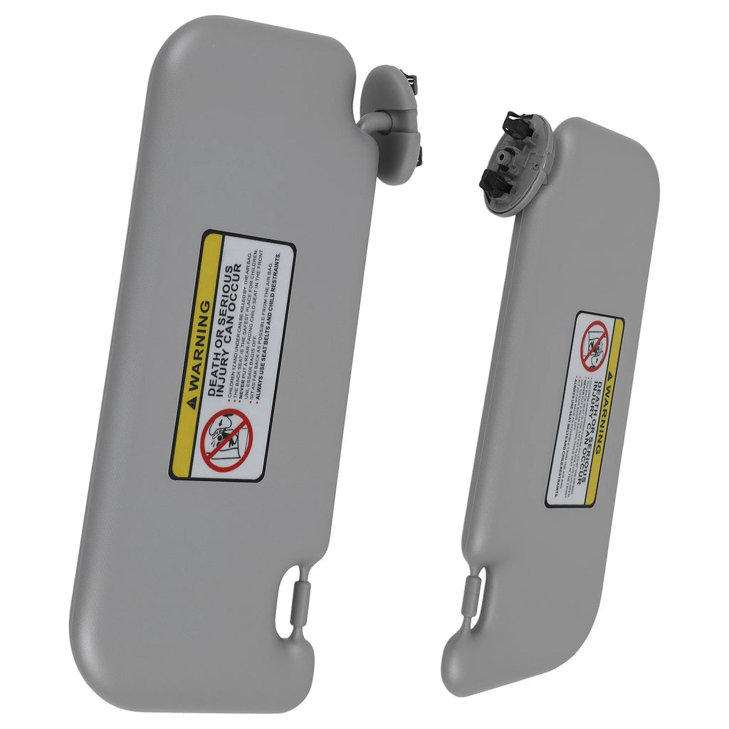 Sun Visor Set for Toyota Corolla (2009-2013) Gray Left Right