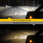 AUXITO H11 9005 LED Headlight Bulb Combo for Hi/Lo Beam (40000LM)