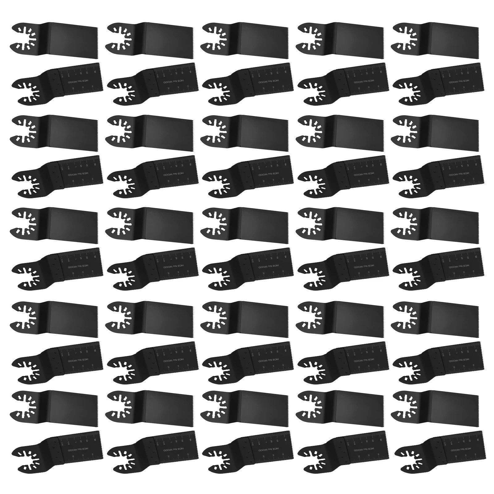 50x Oscillating Multi Tool Saw Blades for Universal Use (Metal, Wood, Plastic)