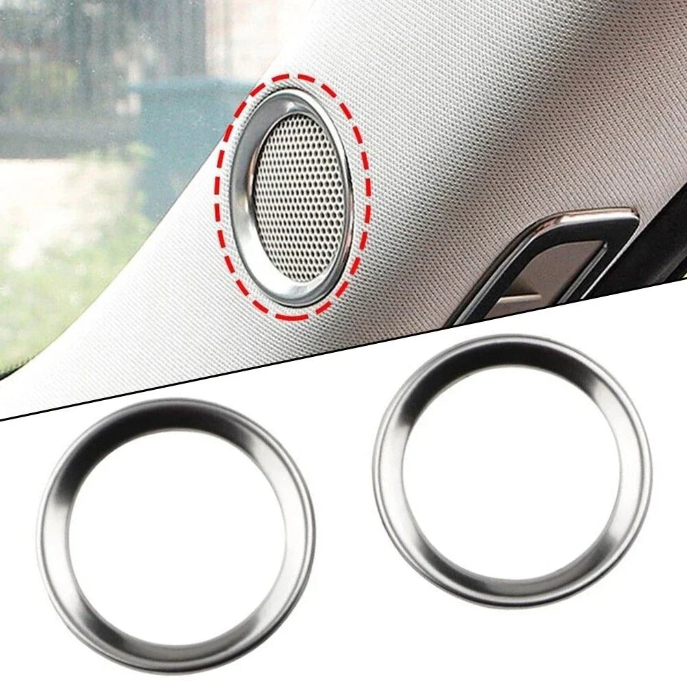 2 x Car A Pillar Speaker Ring Frame Sound Circle Trim for Mazda CX-5 (2017���2022)