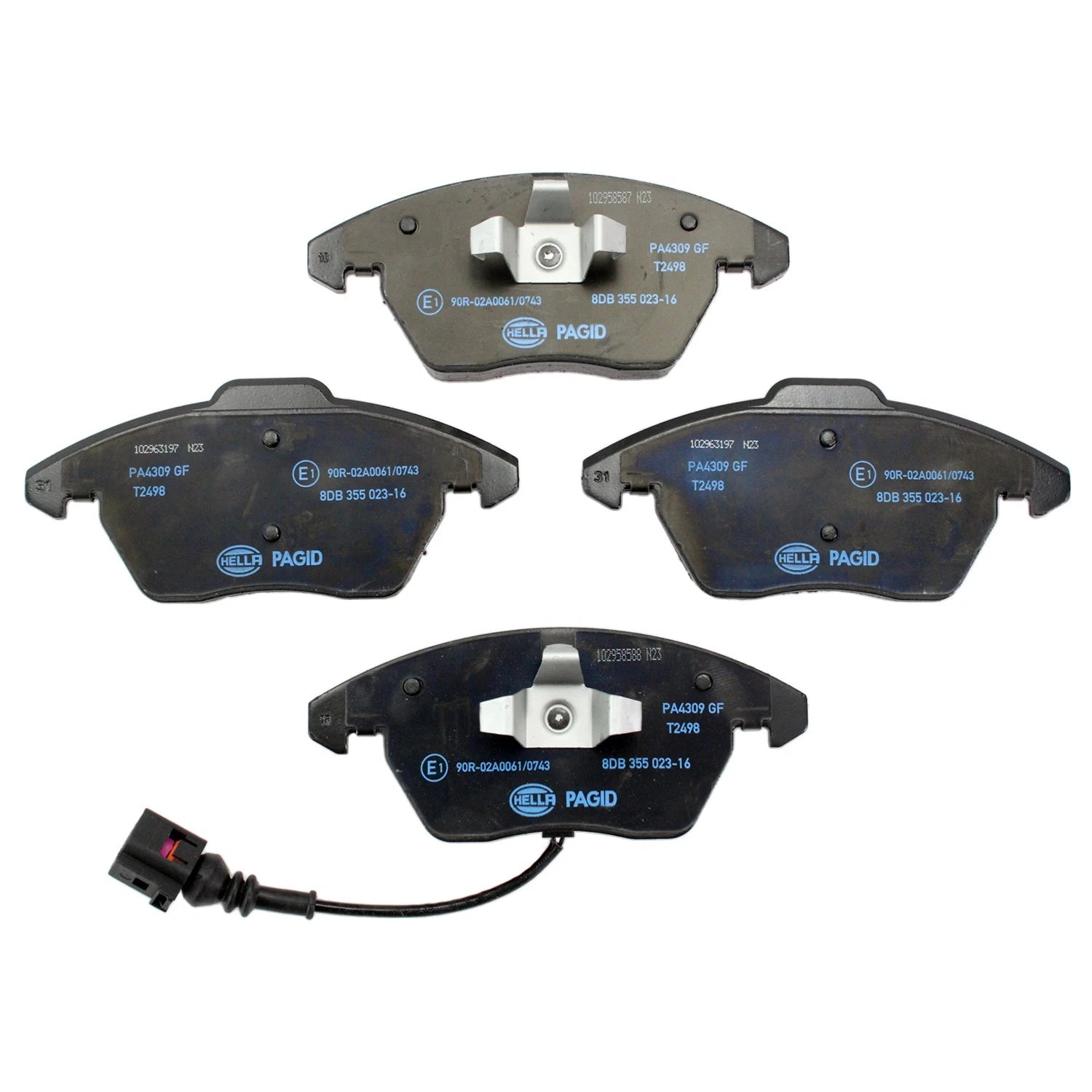 DuraGo Front Rotors & Low-Met Disc Brake Pads Kit for Audi A3 TT Quattro (2006–2013)
