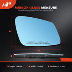 Heated Blue Mirror Glass for BMW 528i xDrive F10, 535d F02, 750Li (2011–2017)