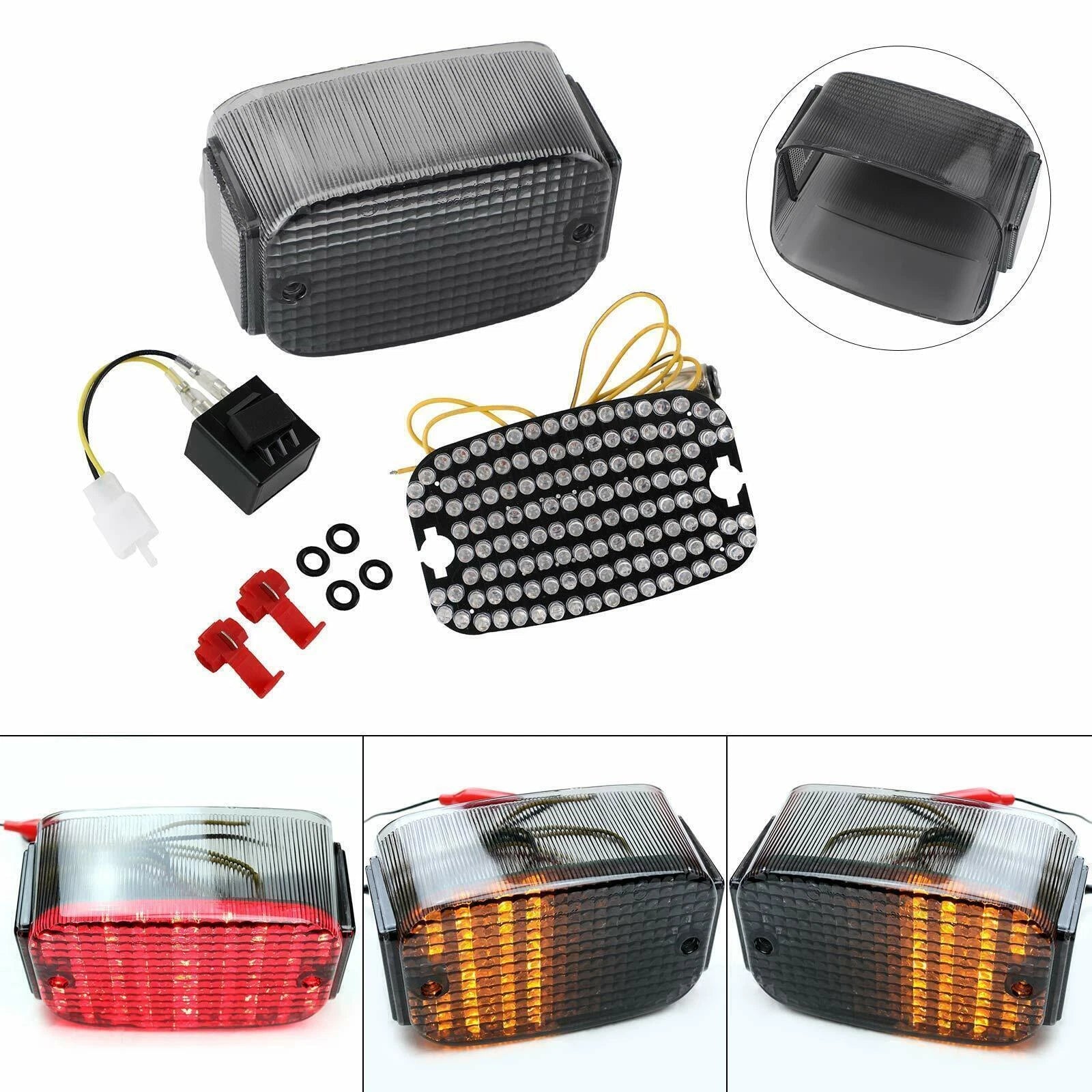 LED Tail Light Turn Signals for Kawasaki Vulcan 800 Classic 1500 (1996–2006)