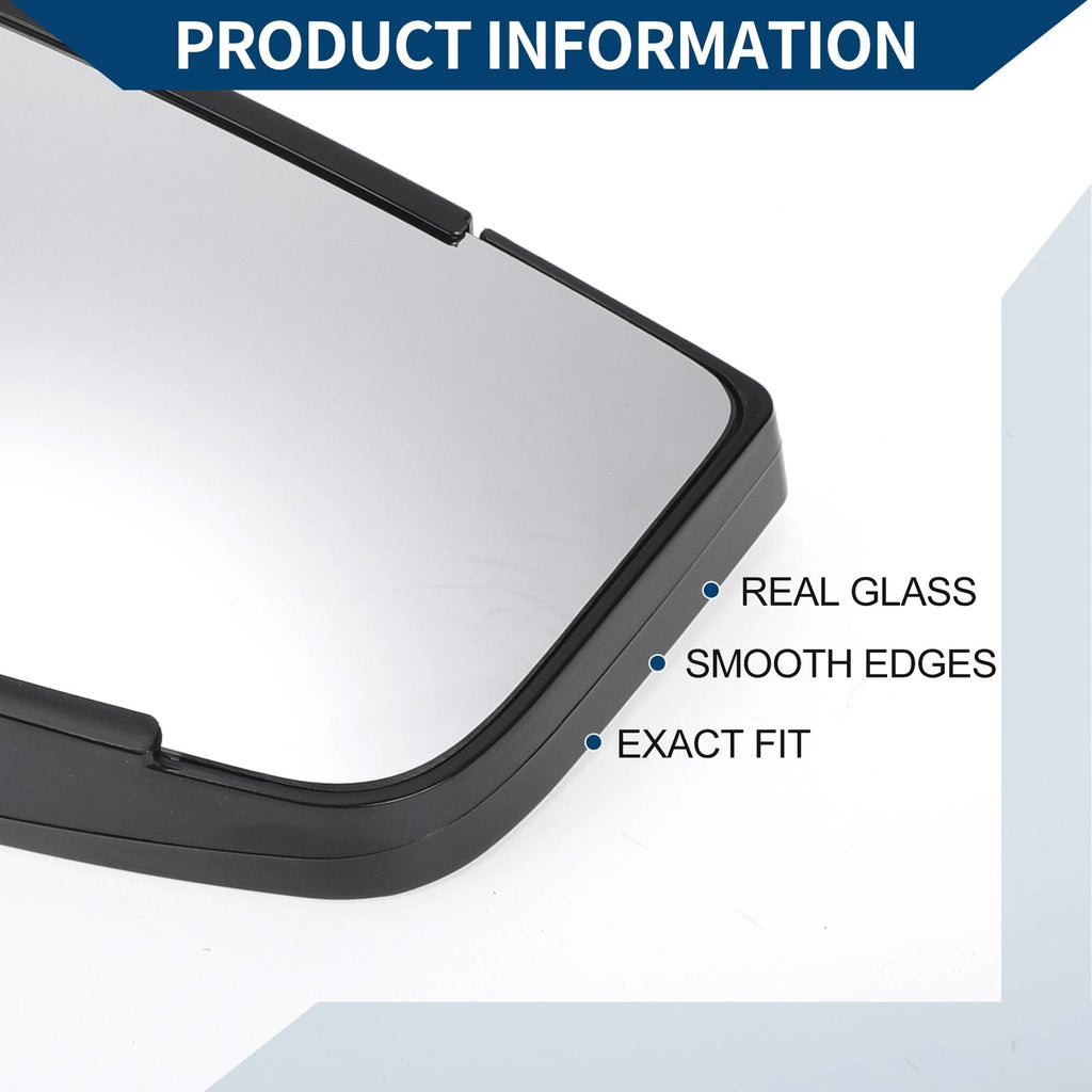 Lower Right Side Mirror Glass Replacement for Chevy (Non-Heated)
