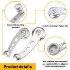 Chrome Billet Aluminum Crank Window Handle for Hot Rod Chevy Ford Chrysler (1940–1950)
