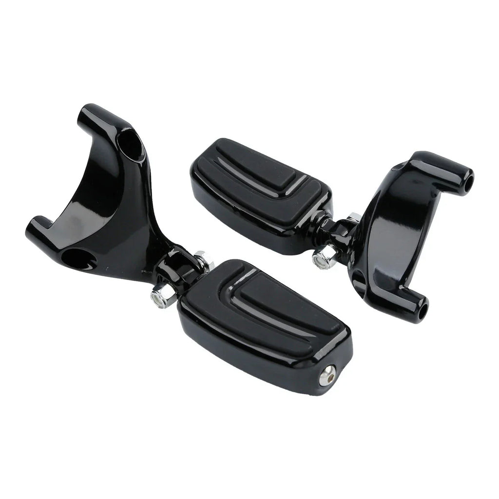 Black Passenger Footpegs for Harley Sportster 883 1200 (2004-2013)