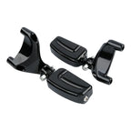 Black Passenger Footpegs for Harley Sportster 883 1200 (2004-2013)