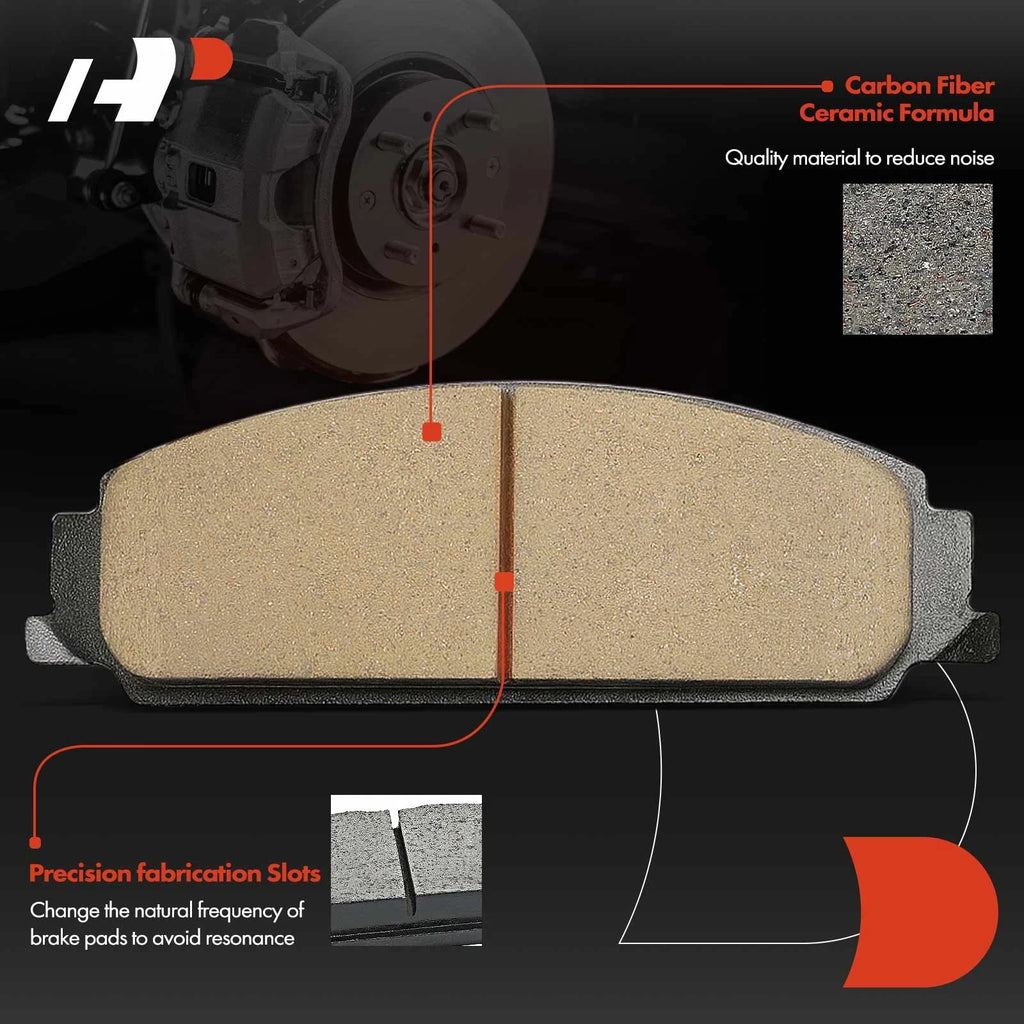Front Ceramic Brake Pad Set for Pontiac G8 (2008-2009)