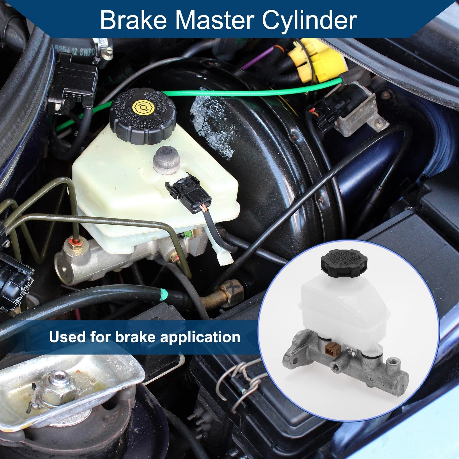 Brake Master Cylinder with Reservoir No. 585102D500 for Hyundai Elantra (2001–2003)