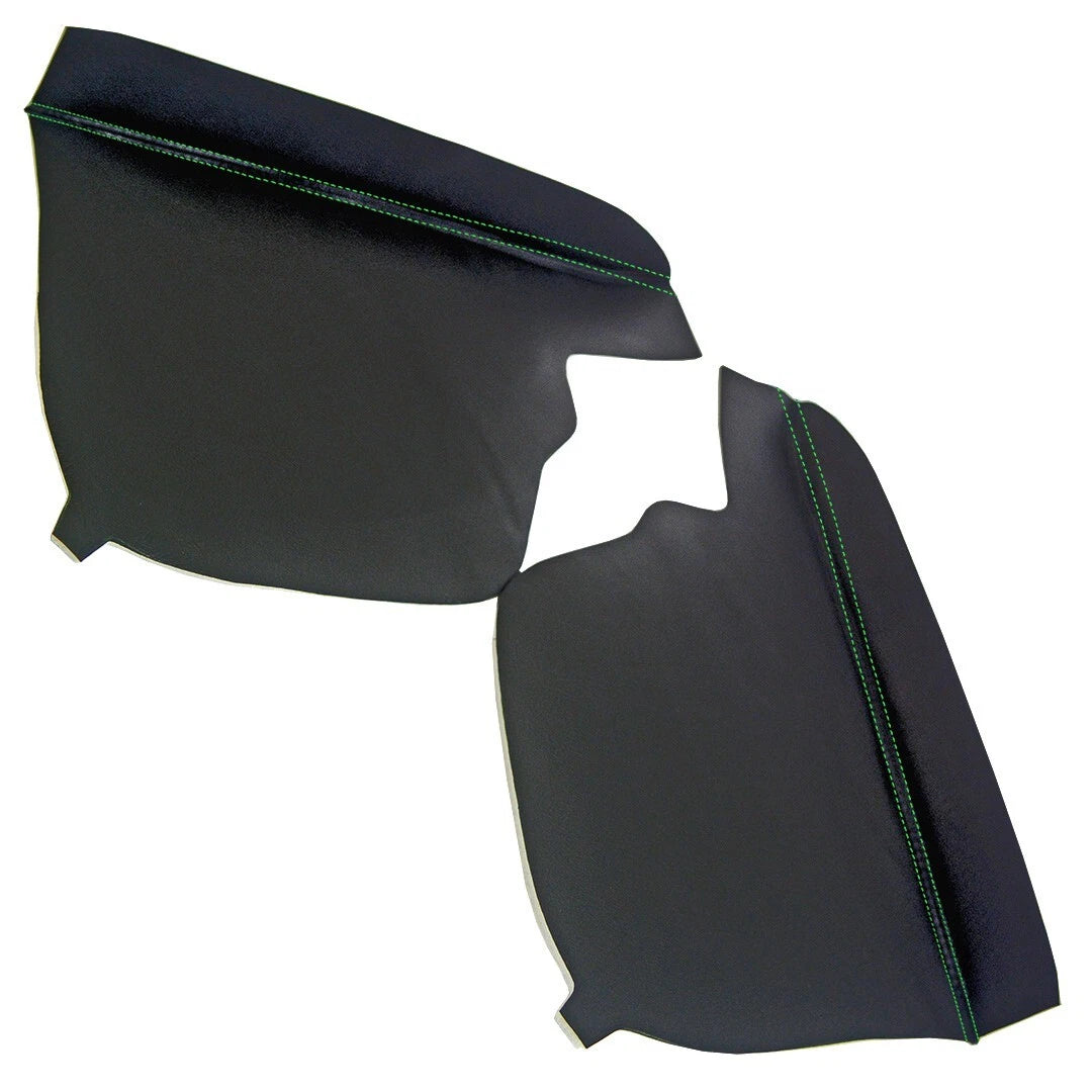 2X Door Armrest Leather Replacement for Honda Odyssey (2011–2017) Green Stitch