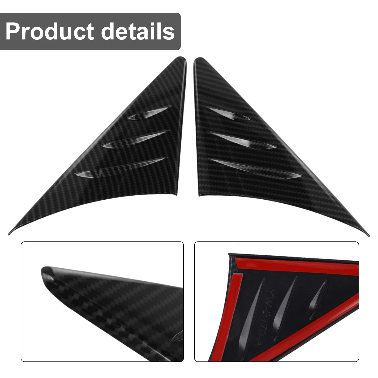 Carbon Fiber Wind Deflectors for Toyota Supra A90 (2019–2023)
