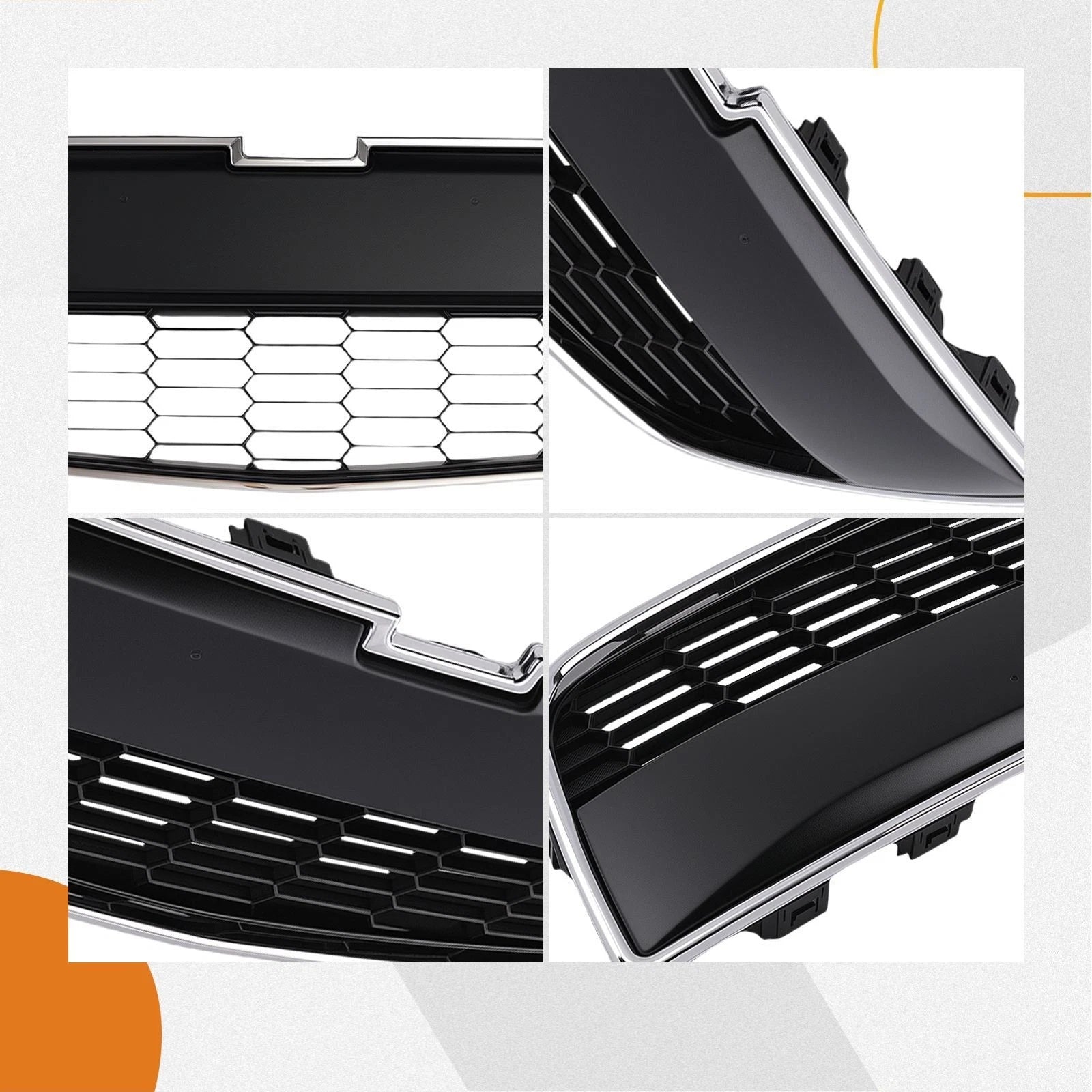 Chrome Black Grille for Chevrolet Sonic (2012–2016) GM1036139