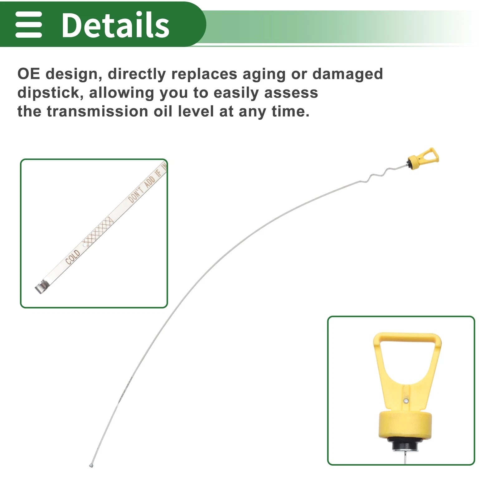 Oil Level Dipstick No. 7L3P7A020BA for Ford F-150 (2007)