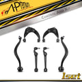 Set of 6 Front Lower & Upper Control Arms with Ball Joints for Ford Fusion (2007–2012)