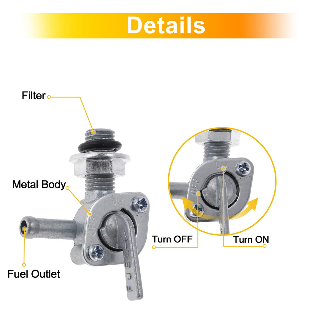 ATV Fuel Valve Petcock Gas Tank Switch for Honda 2KW to 4KW 