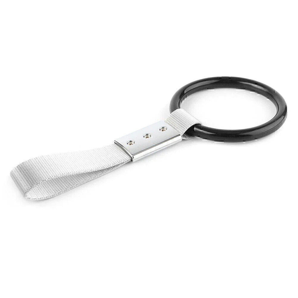 Tsurikawa Ring Handle Strap Charm for Subway Train Bus - Black