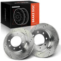 Rear Drilled Brake Rotor for Nissan NV1500 NV2500 NV3500 (2012–2021)