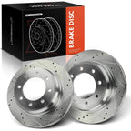 Rear Drilled Brake Rotor for Nissan NV1500 NV2500 NV3500 (2012–2021)