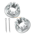 Rear Wheel Axle Nuts w/ Pin for Honda ATV Foreman 400 450 500 520 (1998–2009) #90304-HM7-A10