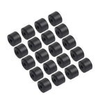 17mm Black Wheel Lug Nut Bolt Cover Caps 20Pcs for Volkswagen Golf, Passat, Beetle