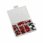 Set of 4 Verkleidungsschrauben for M5/M6 (158) - Red Aluminum