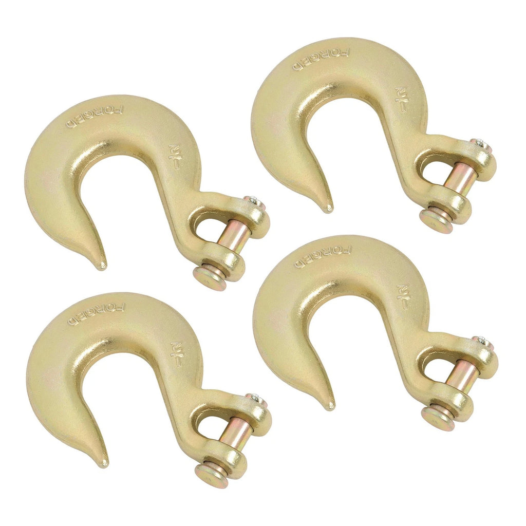 Set of 4 Clevis Slip Hooks 1/2"