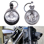 Billet Bullet Headlight for Harley Sportster (Chrome/Black)