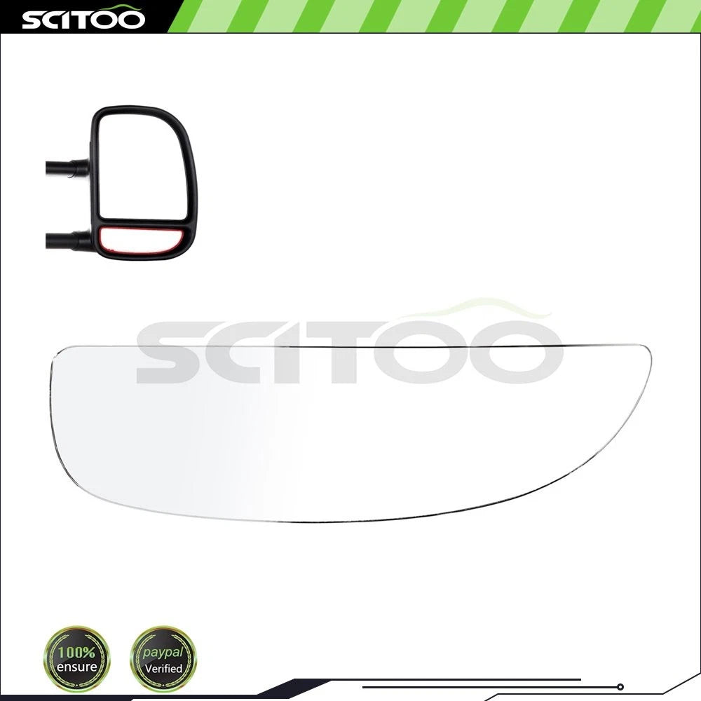 Lower Towing Mirror Glass for Ford F250 F350 Super Duty (1999–2007) Right Convex