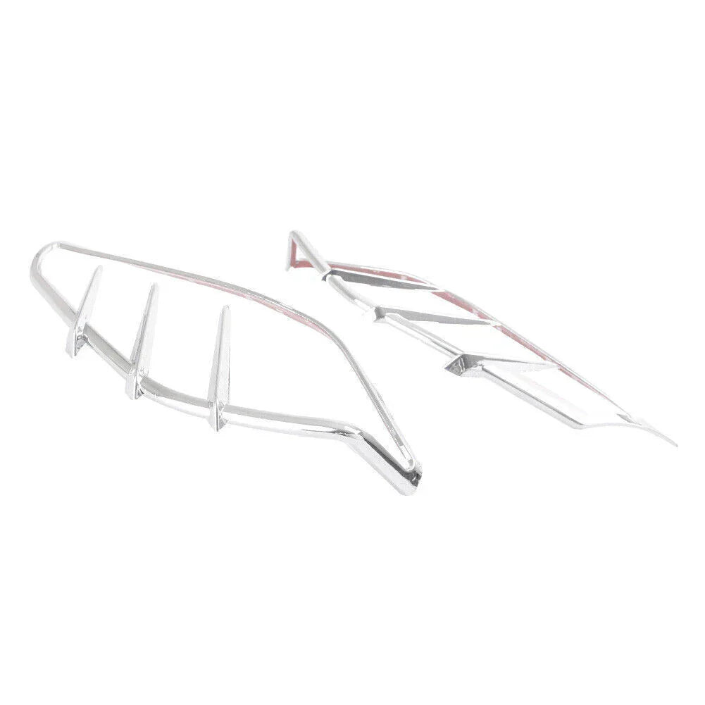 Chrome Mid-Frame Deflectors Trim for Harley Touring (2009-2016)