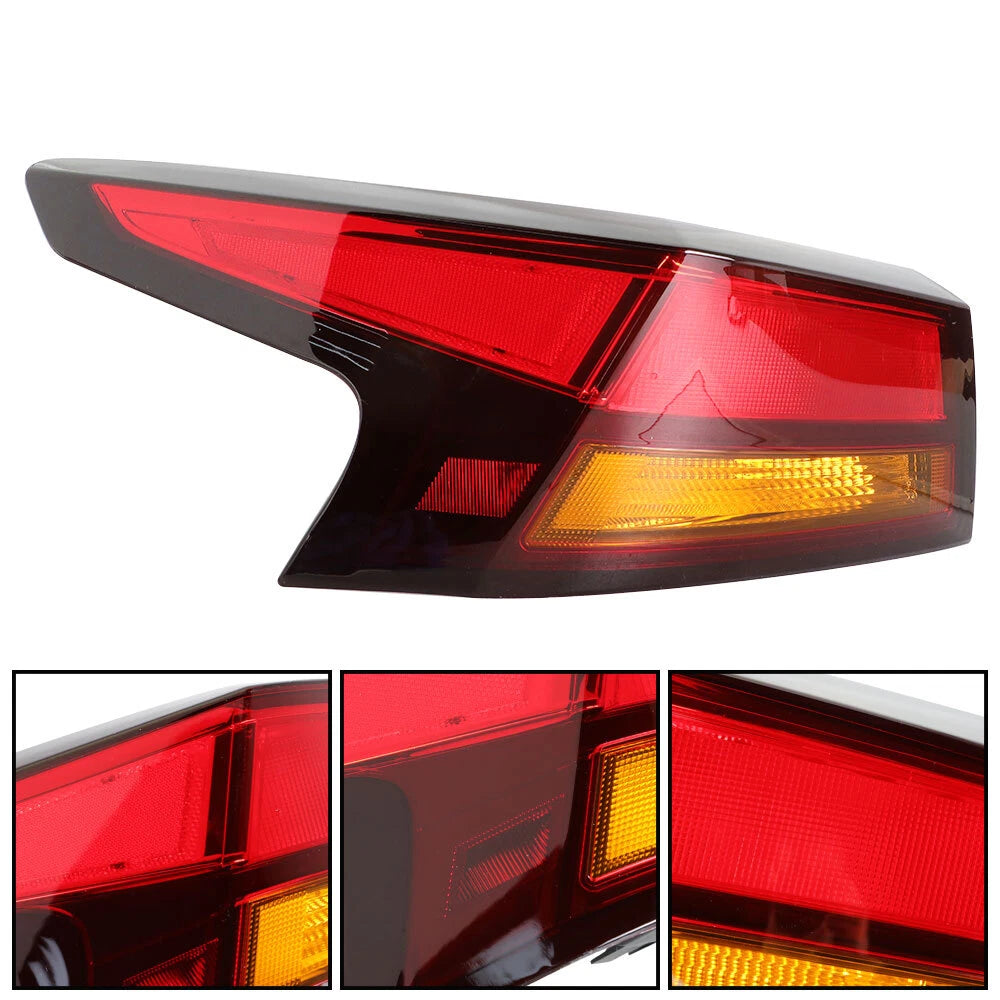 Rear Outer Tail Light Assembly Chrome for Nissan Altima (2019–2020) Left