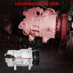 A/C Compressor with Clutch for VW Jetta Beetle 1.8L (2001-2005)