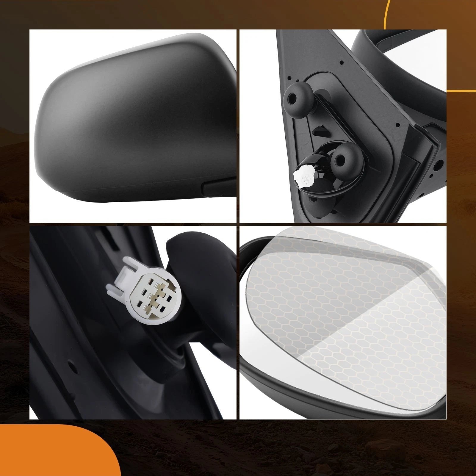 Right Power Side Mirror for Toyota Tacoma (2012–2015)