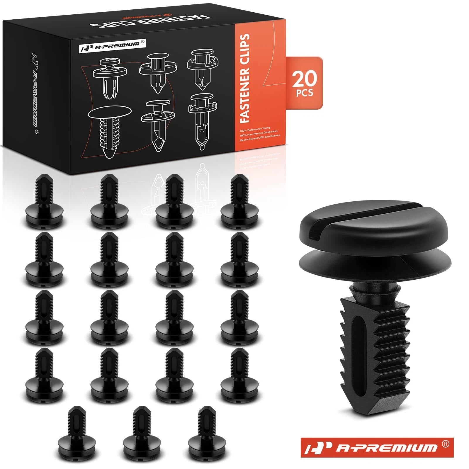 20Pcs Nylon Trunk Boot Lining Trim Retainer for BMW E30 E36 E46 (1982–2006)