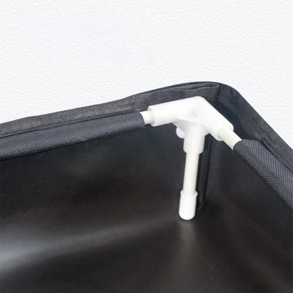 Shower Base Lightweight PVC with Drain for Garden and Outdoor
