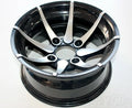 Pair of 12" Alloy Wheel Rims for Quad Dirt Bike ATV UTV (25X8-12)