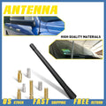7" Short Black Antenna Mast for Chevy Silverado (2006–2025)