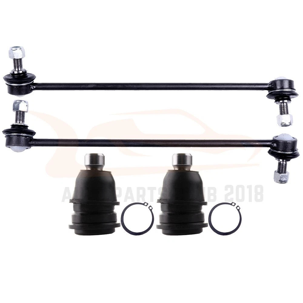 Set of 4 Front Sway Bar Links & Lower Ball Joints for Kia Sorento (2011–2012)