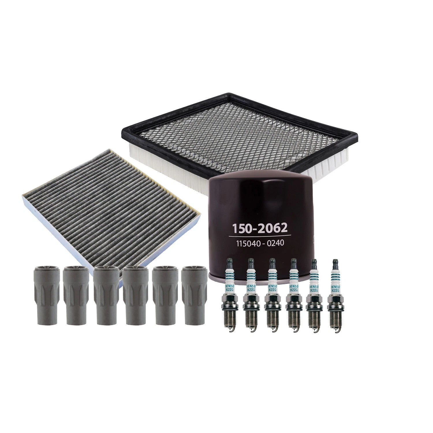 Denso Tune Up Kit 6 Spark Plugs & Boots for Avenger Sebring (2008–2010)