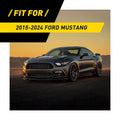 Carbon Fiber Inner Door Handle Bowl Panel Cover Trim for Ford Mustang (2015–2024)