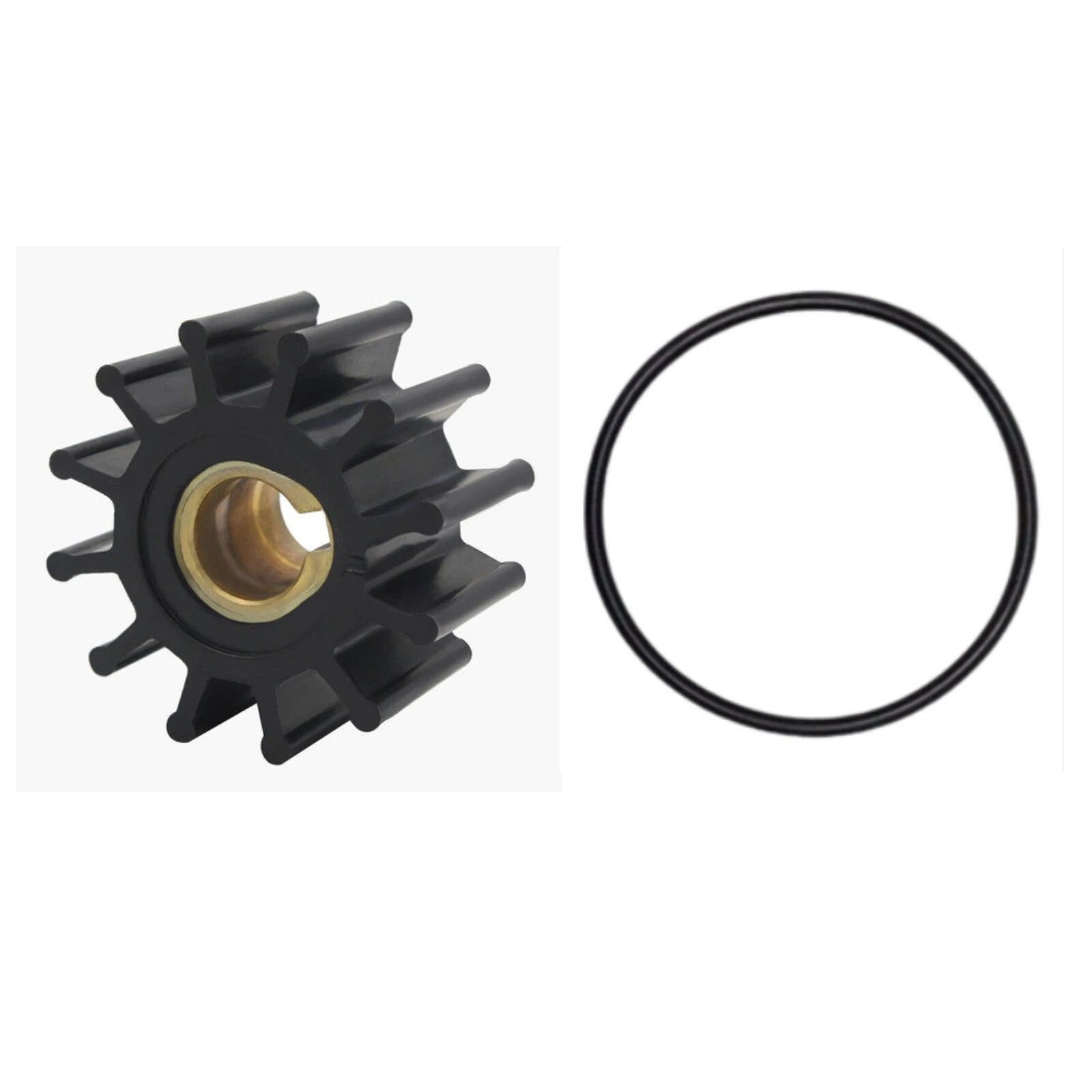 Pump Impeller with O-ring for Oberdorfer 6620, Jabsco 4568-0001-P, CEF 500108